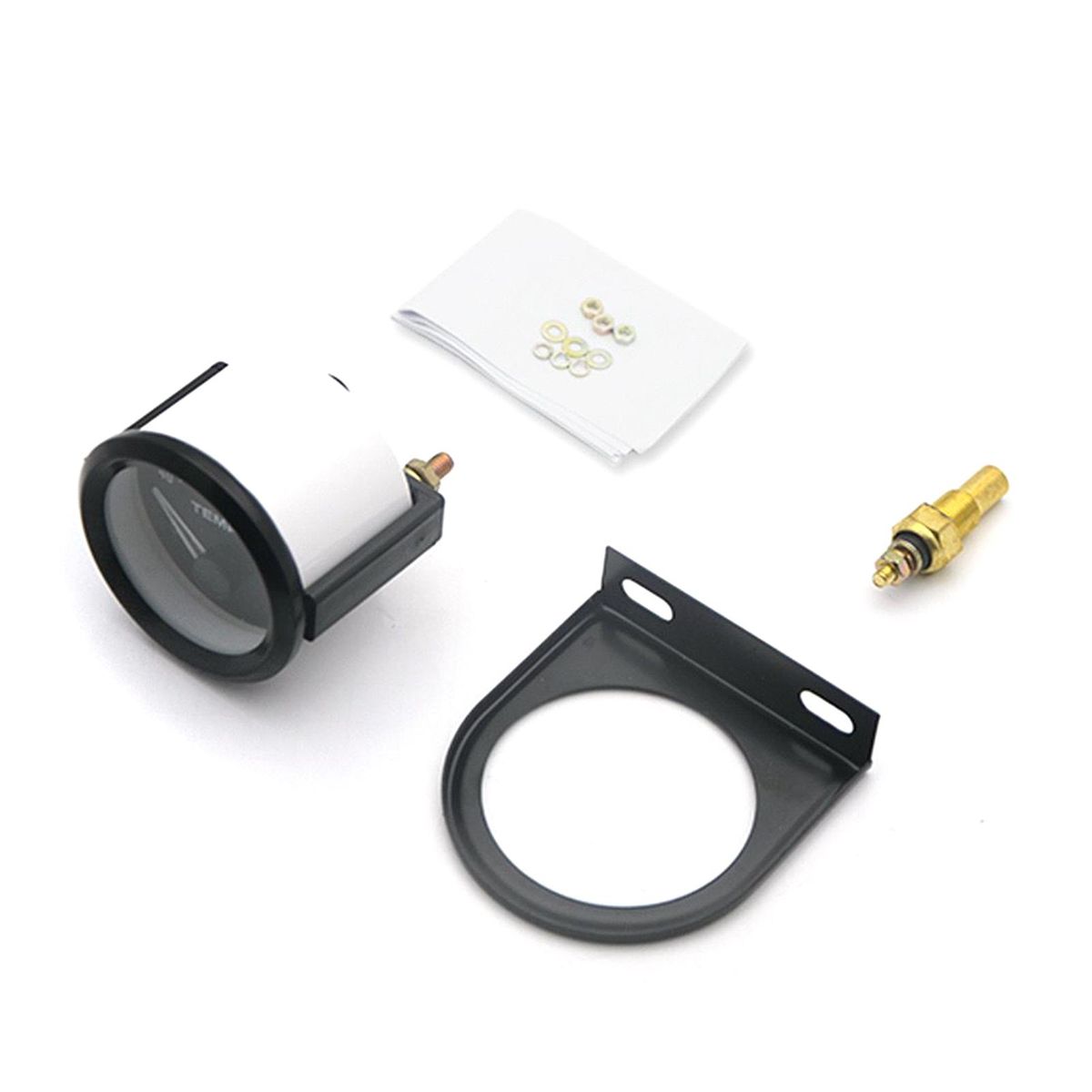 2'' 52mm Water Temperature Meter With sensor 1 / 8 '' NPT 12V Car Water Temperature Guage with LED digital Backlight  Automotive Instrument Tool