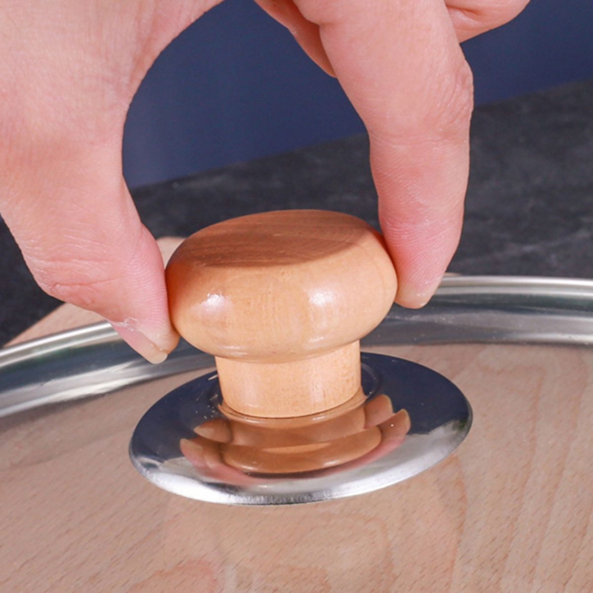 2 Pcs Pot Head Cap Wear-resistant Pot Cover Handle With Screws 2pcs