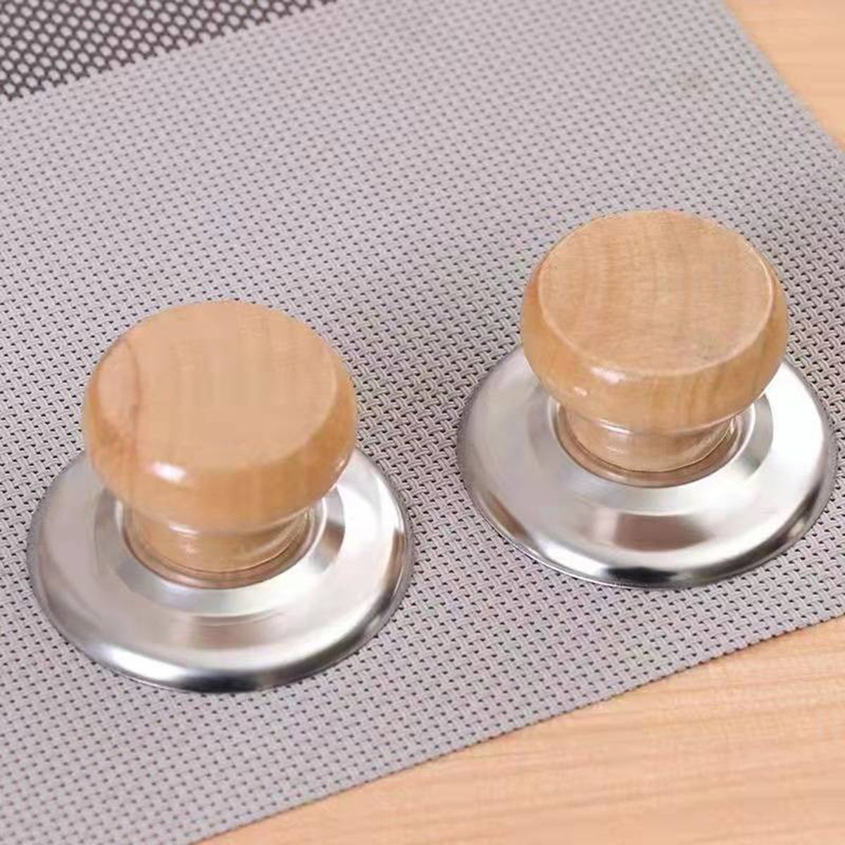 2 Pcs Pot Head Cap Wear-resistant Pot Cover Handle With Screws 2pcs