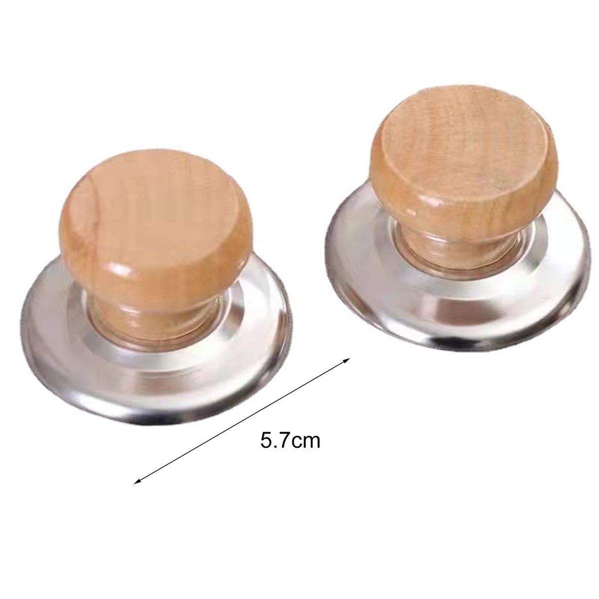 2 Pcs Pot Head Cap Wear-resistant Pot Cover Handle With Screws 2pcs