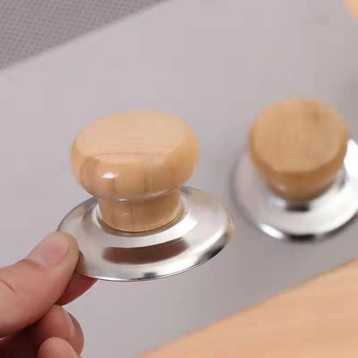 2 Pcs Pot Head Cap Wear-resistant Pot Cover Handle With Screws 2pcs