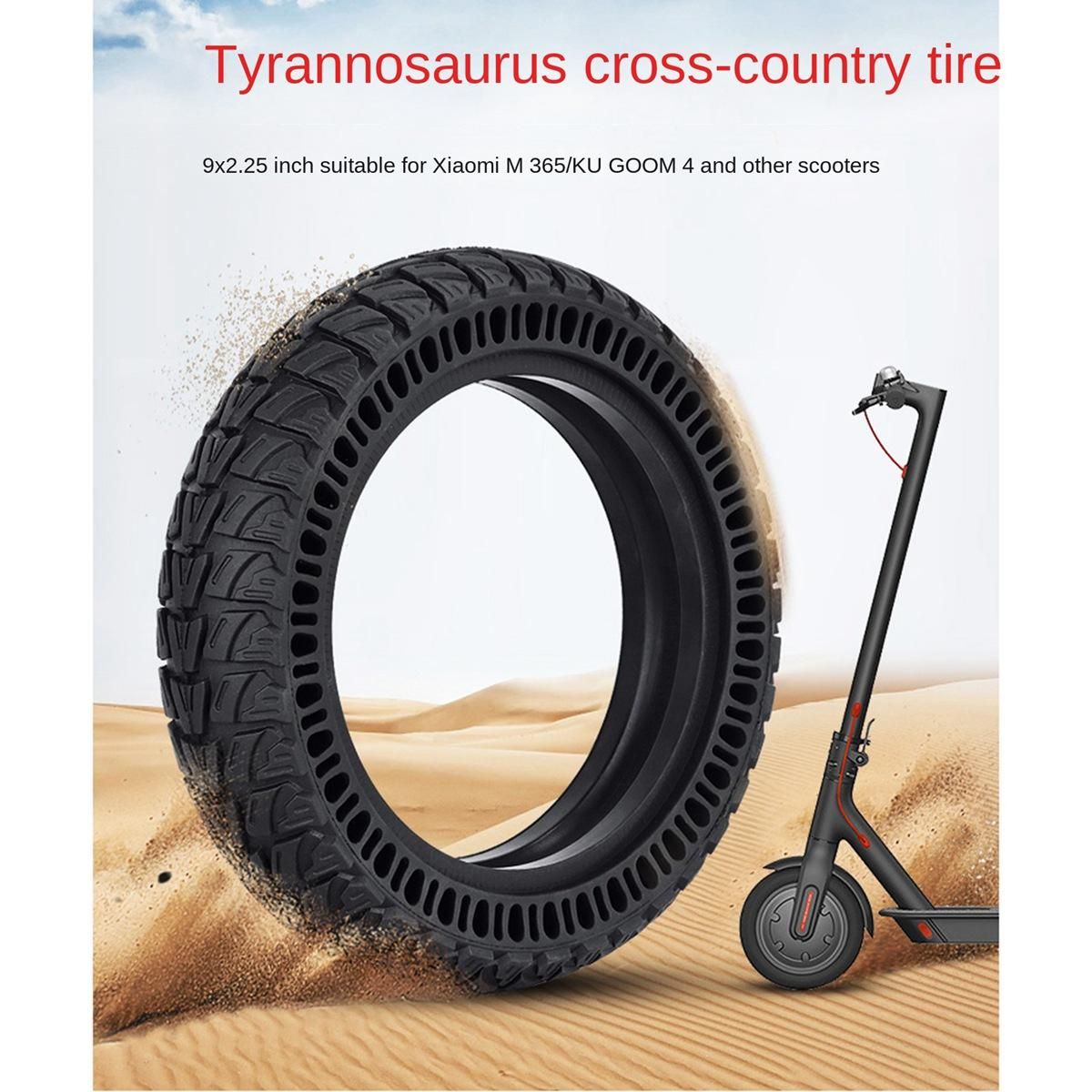 2Pcs Upgrade Damping Solid Tire for M365 for XR/M365 Pro