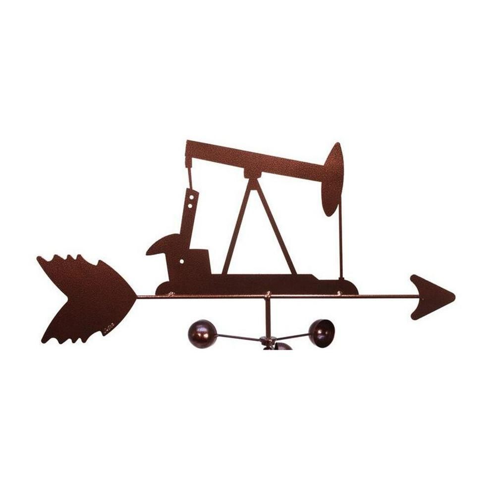 Oil Well Rig Weather Vane Stainless Steel Spray Paint