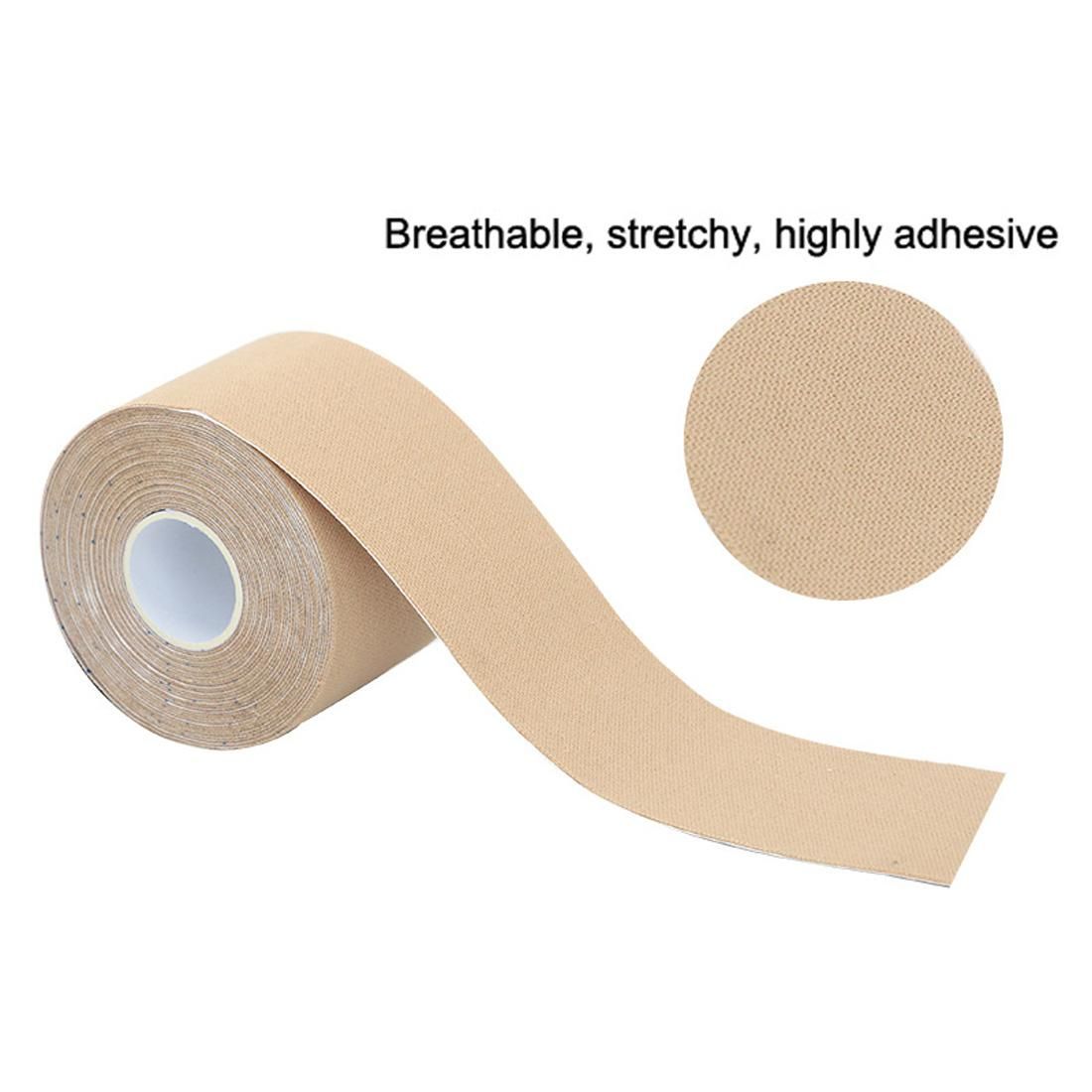 3 Rolls Adhesive Kinesiology Tape Breathable Performance Athletic Tape 5cm Wide