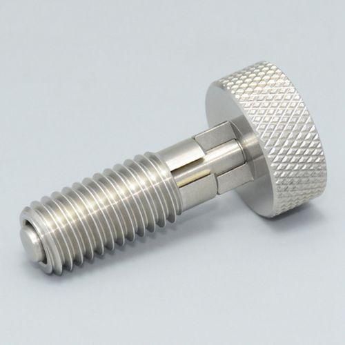 Hand Retractable Spring Plunger With Knued Handle