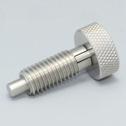 Hand Retractable Spring Plunger With Knued Handle