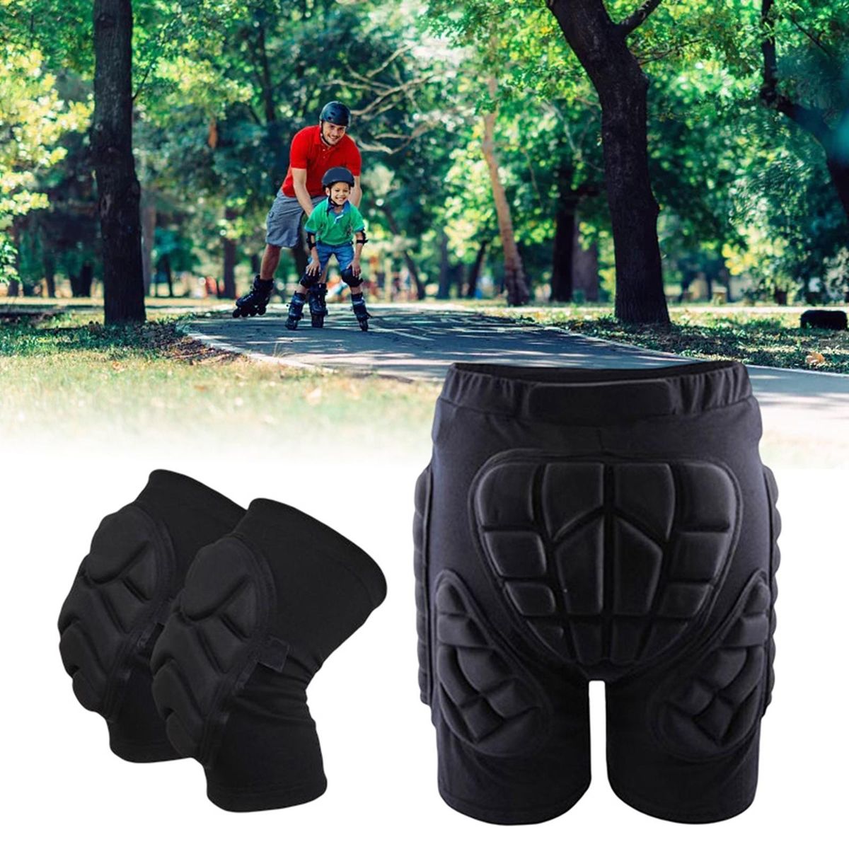 Hip Pad Ightweight Padded Shorts Protection Pad For Outdoor Sports L