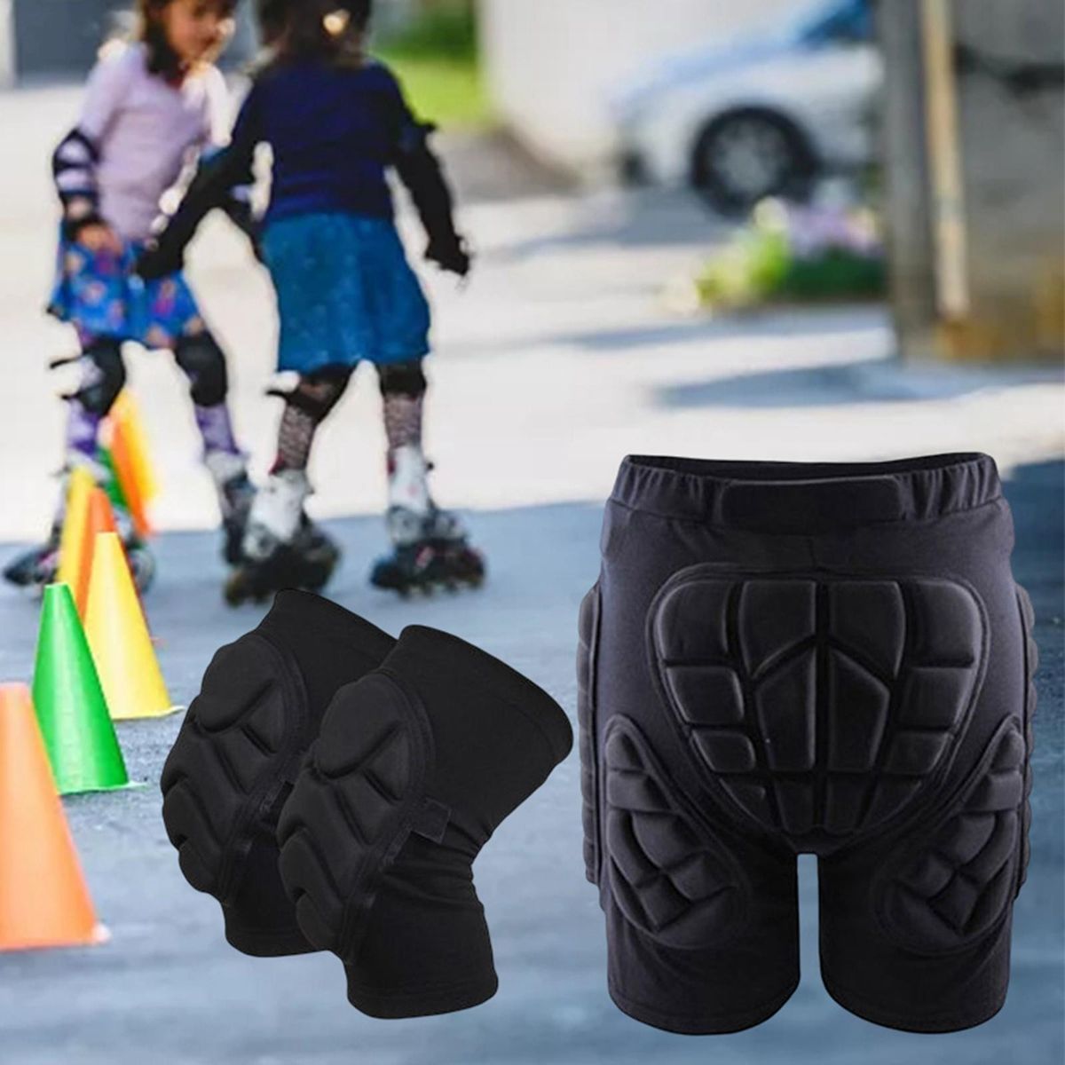 Hip Pad Ightweight Padded Shorts Protection Pad For Outdoor Sports L