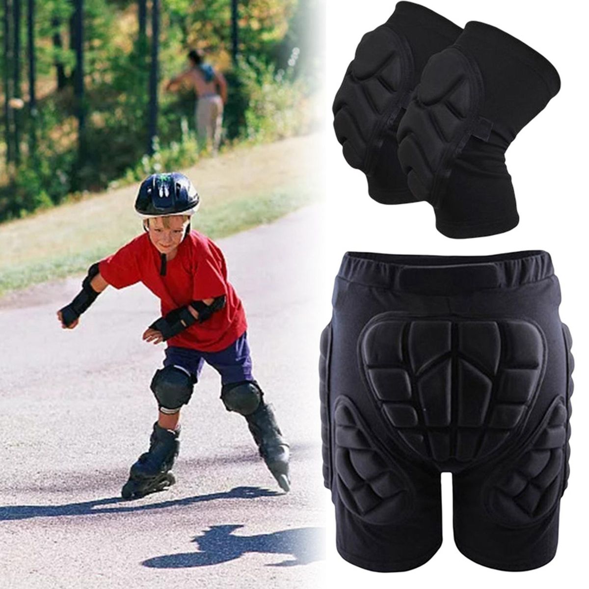Hip Pad Ightweight Padded Shorts Protection Pad For Outdoor Sports L