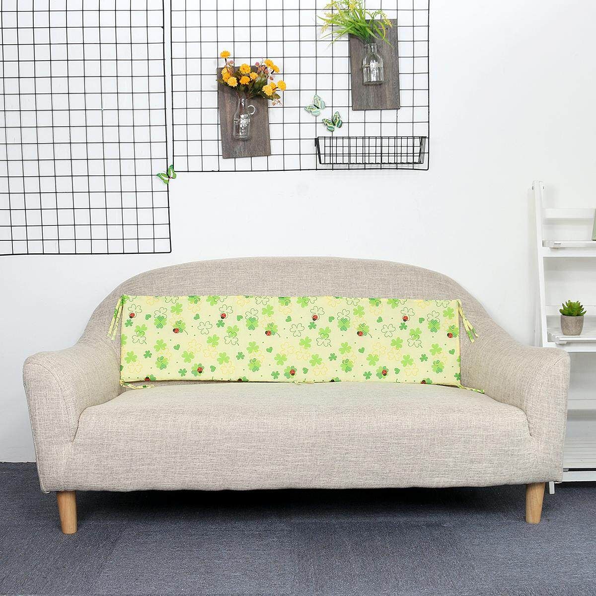 120cm Cotton Baby Infant Bed Bumper Kids Newborn Cushion Crib Pad Protector Clover