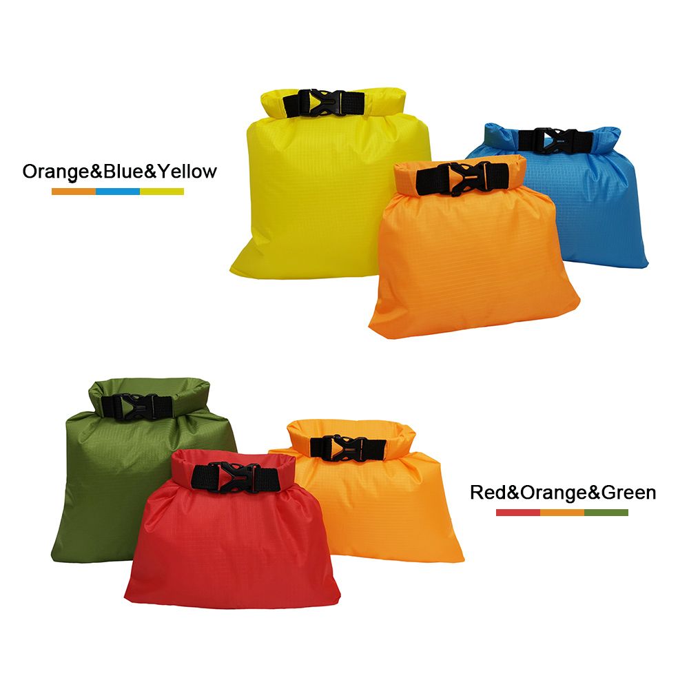 3pcs Waterproof Bag Set Storage Dry Bag Set For Skating