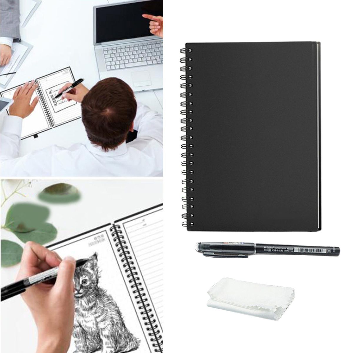 Executive Reusable Notebook Planner Notebook Notepad