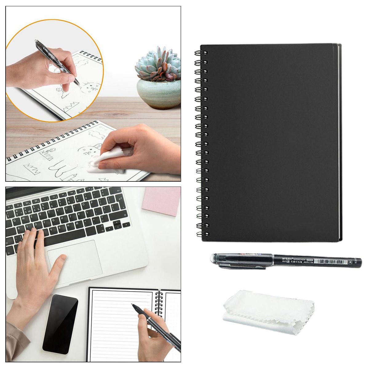 Executive Reusable Notebook Planner Notebook Notepad
