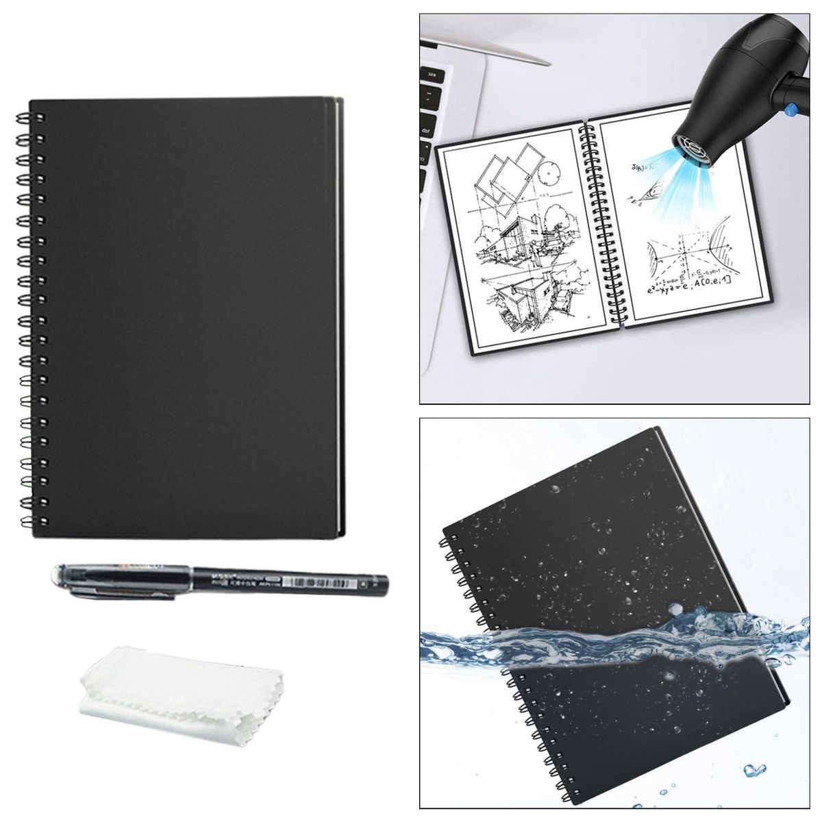Executive Reusable Notebook Planner Notebook Notepad