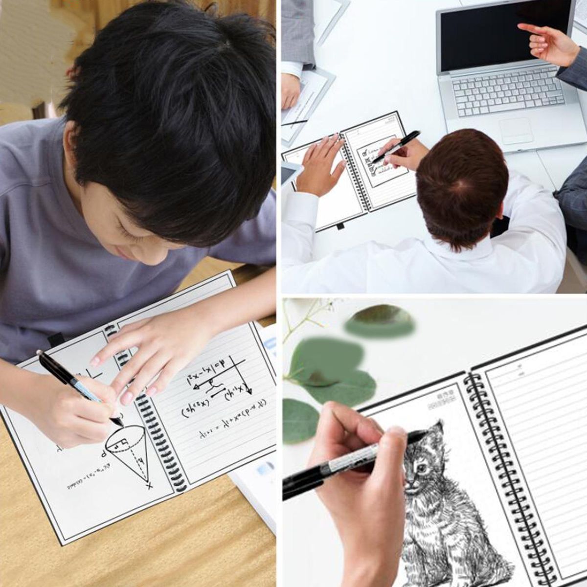 Executive Reusable Notebook Planner Notebook Notepad