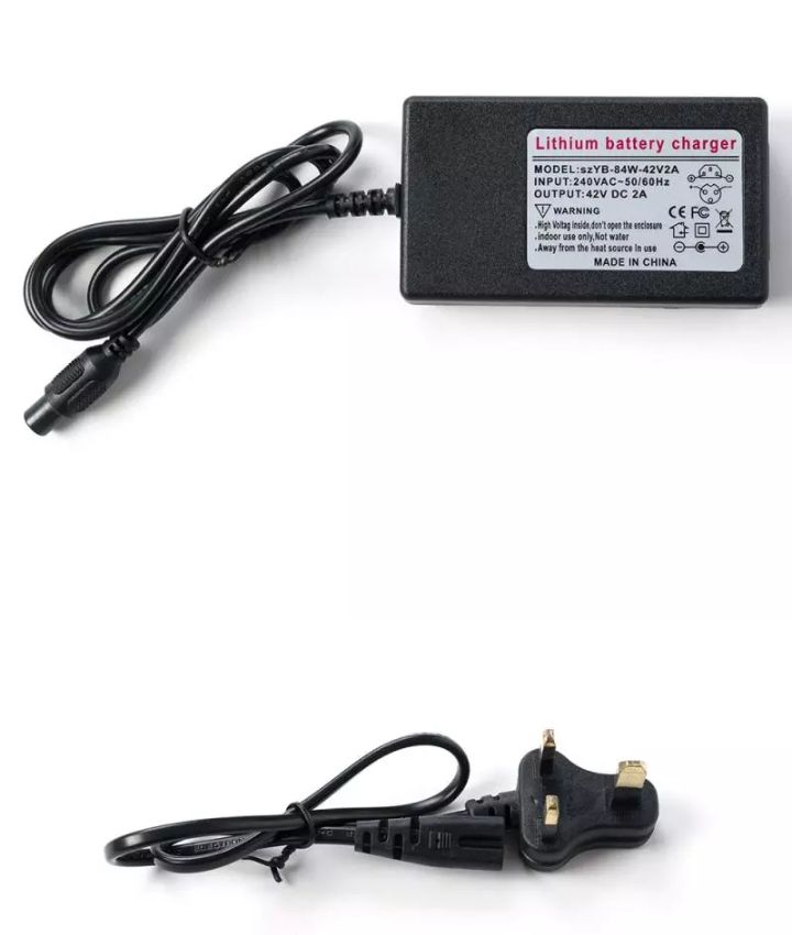 Outdoor 42V 2A 1pc Drive Traction Balance Intelligent Auto Wheel Balancing Scooter Hover Board Power Battery Charger UK Plug Style