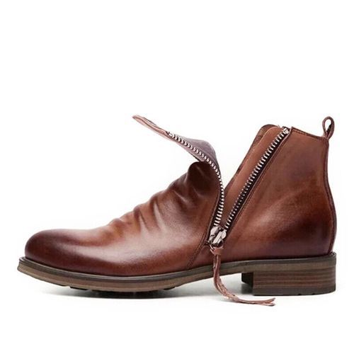 Radford Boots Chelsea Zip Brown