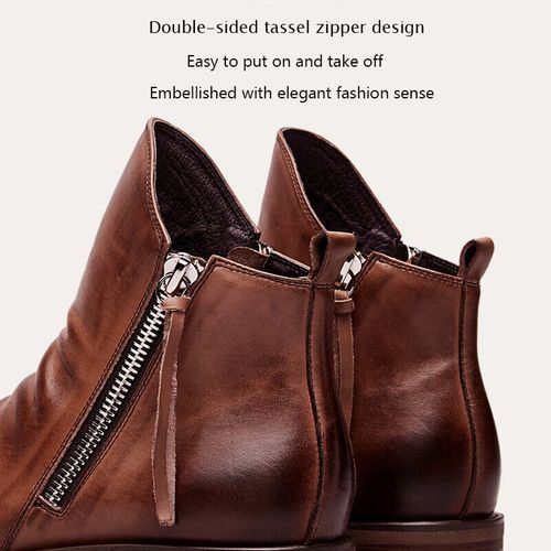 Radford Boots Chelsea Zip Brown
