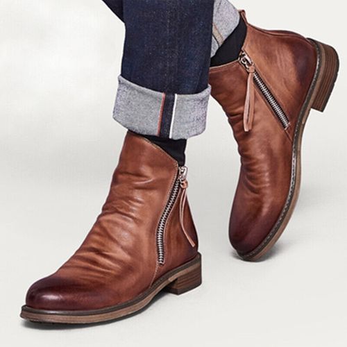 Radford Boots Chelsea Zip Brown