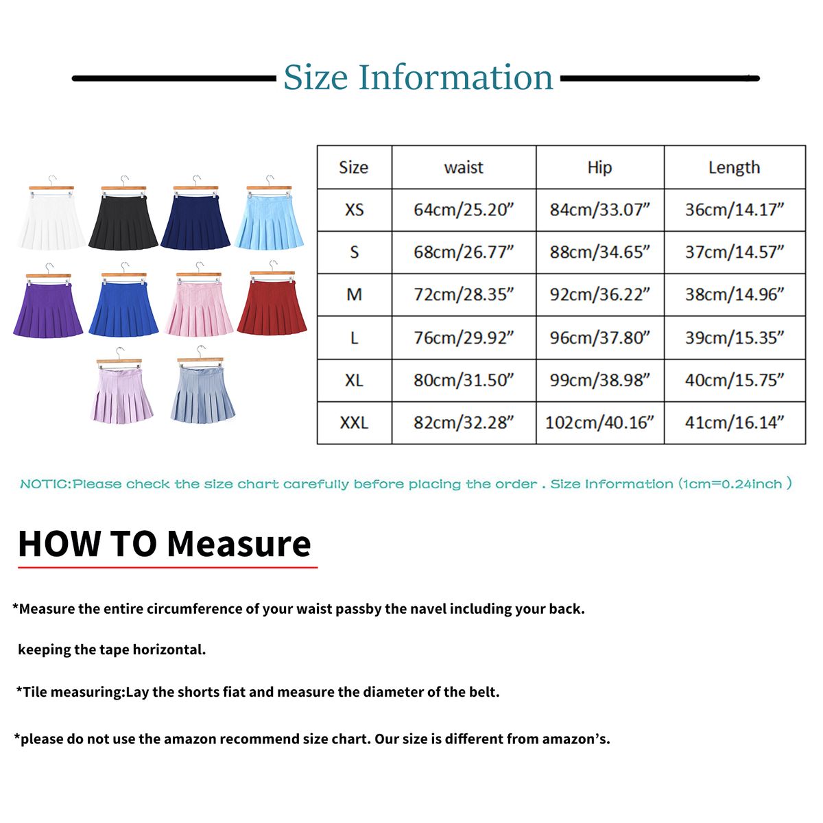 Plain Pleated Skirt Tennis Uniform High Waisted With Navy Blue XS