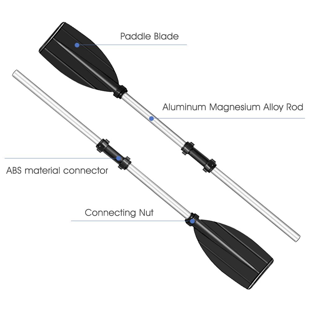125cm Kayak Paddles Aluminum Magnesium Alloy Lightweight