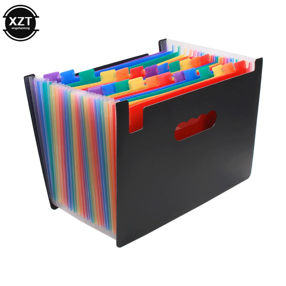 Expanding File Folder A4 Organizer Portable Business File Office Supplies Document Holder Carpeta Archivador A