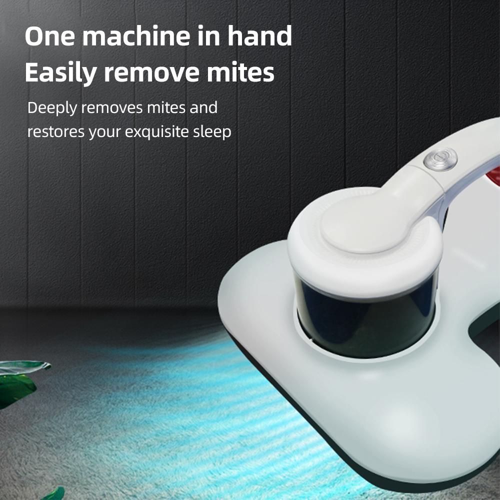 Mite Removal Device Home Handheld Small UV 300W High Power 11kpa Super Suction Wired Vacuum Cleaner Effectively Cleans Beds Pillows Cloth Sofas Carpets