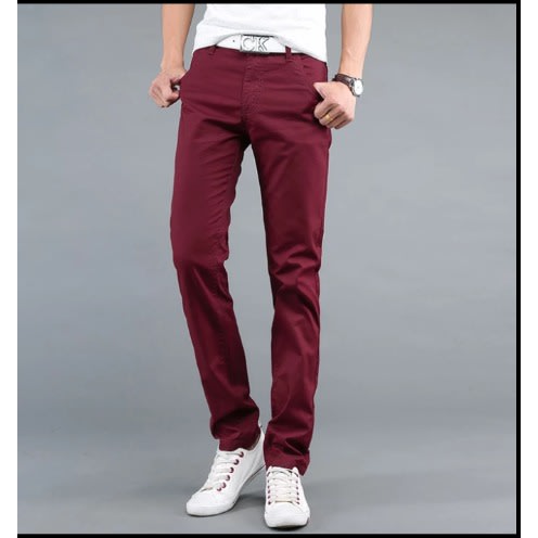 Men's Chinos Pants- Wine