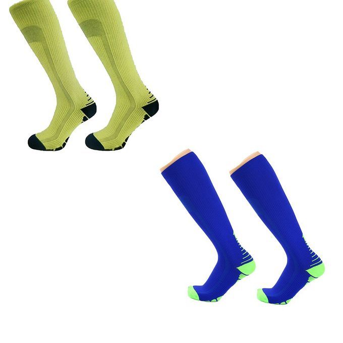 Ompression So Ks Sports Running Women Marathons Over Knee Sto Kings-yellow-L/XL