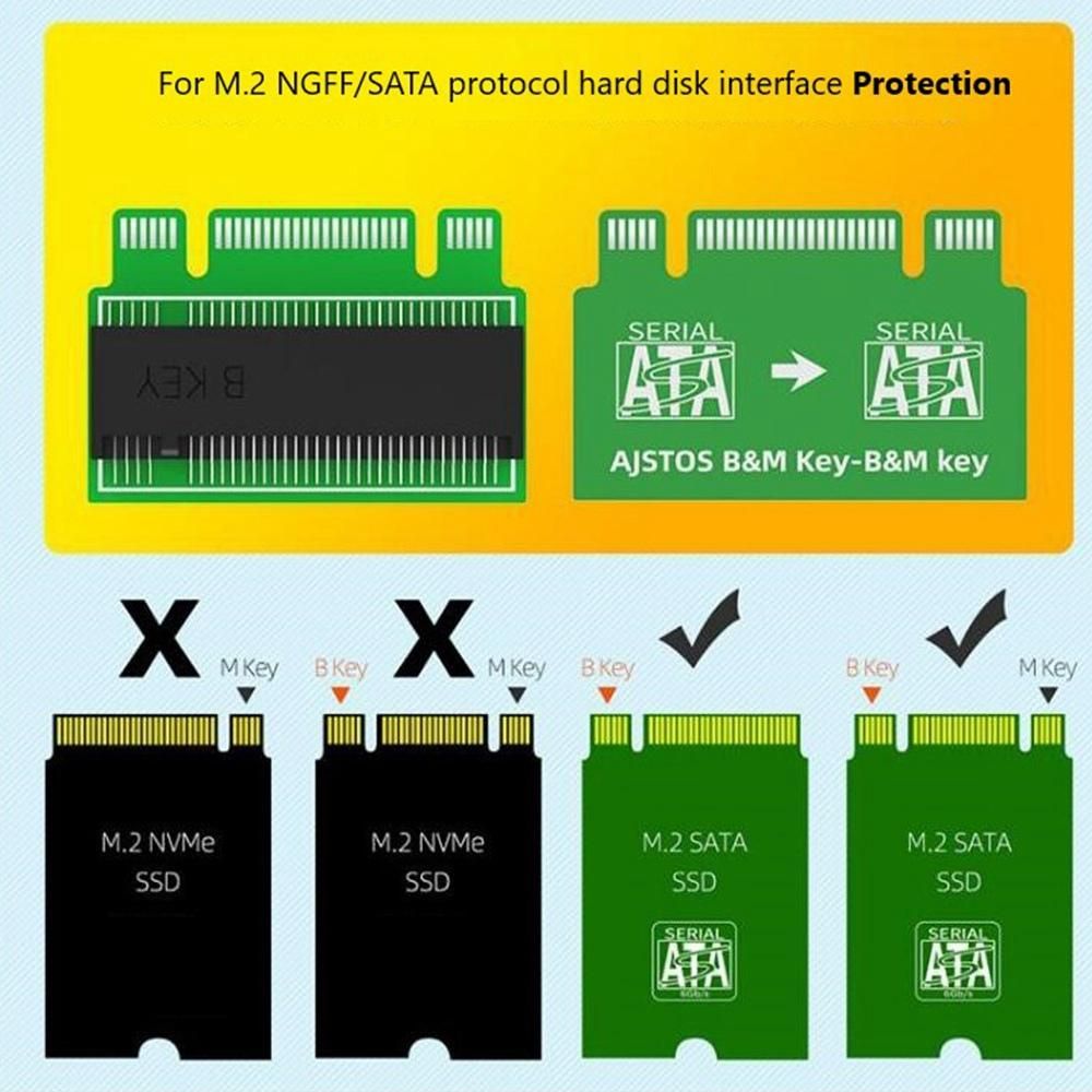M.2 SSD Test Extension Protection Hard Drive Adapter Card