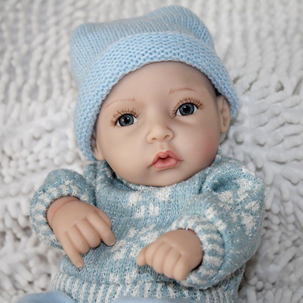 11inch Reborn Baby Doll Play Dolls Full Vinvl Body Washable