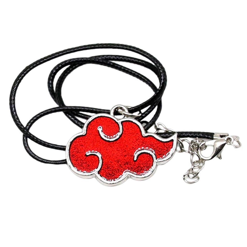 Anime Naruto Cloud Pendant Necklace Akatsuki Members Itachi Sasuke Cos