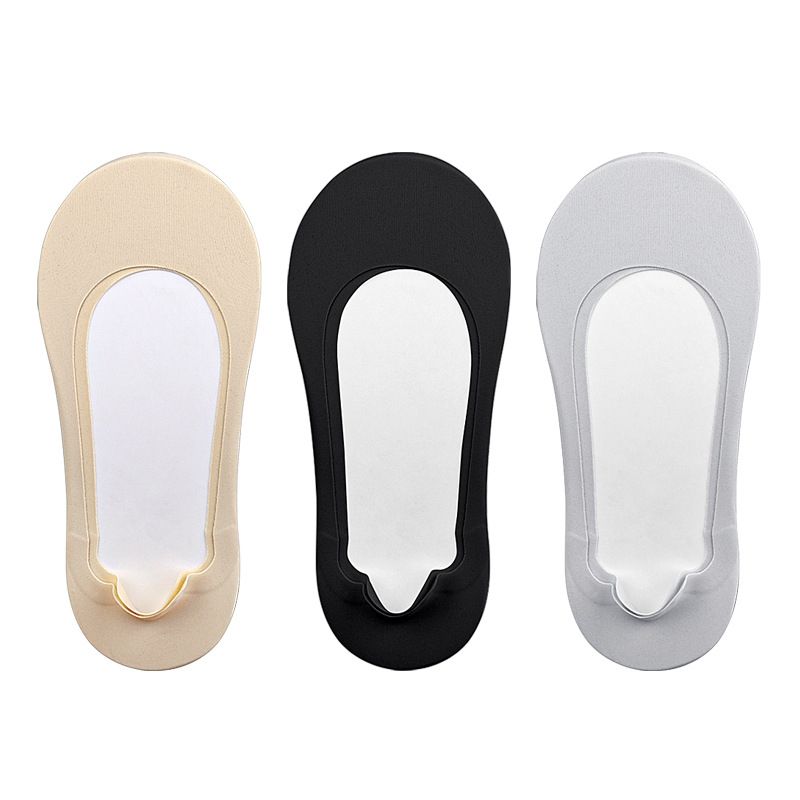 1pair Women Foot Arch Invisible Shallow Boat Socks