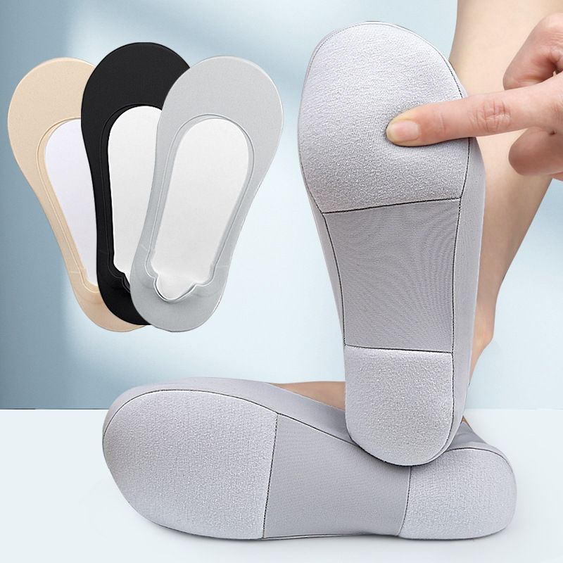 1pair Women Foot Arch Invisible Shallow Boat Socks