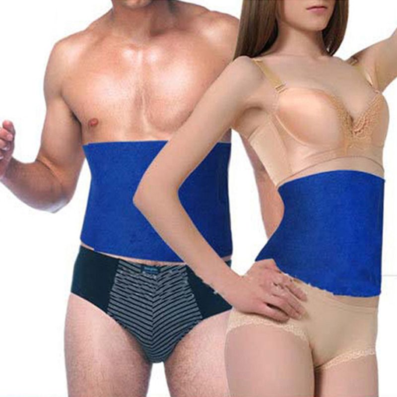 Sweat Band Wrap Waist Trimmer Belt Tummy Weight Lo