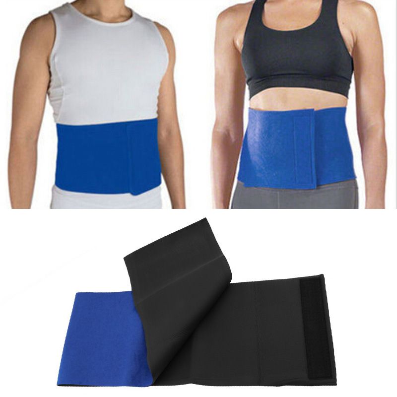 Sweat Band Wrap Waist Trimmer Belt Tummy Weight Lo