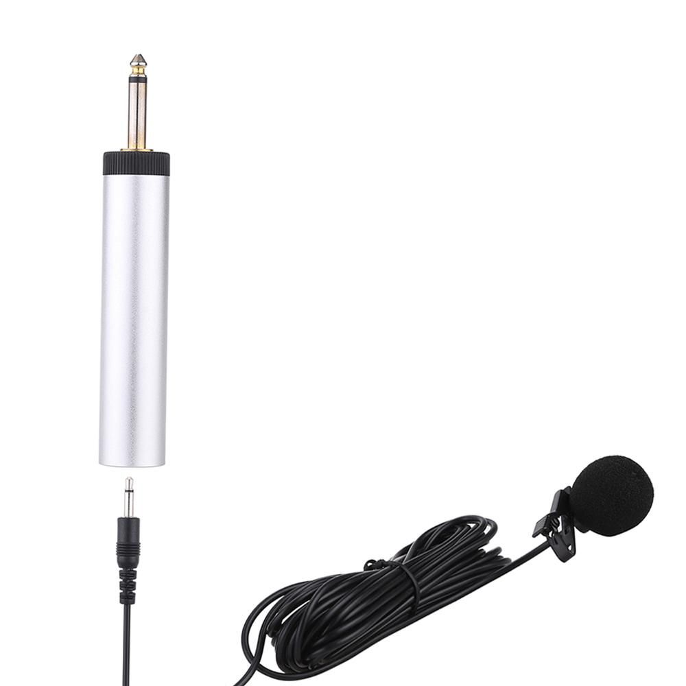 Mini Portable Wired Electret Condenser Lapel Clip-on Musical Instrument Mic Microphone for Guitar Sax Trumpet Violin Piano