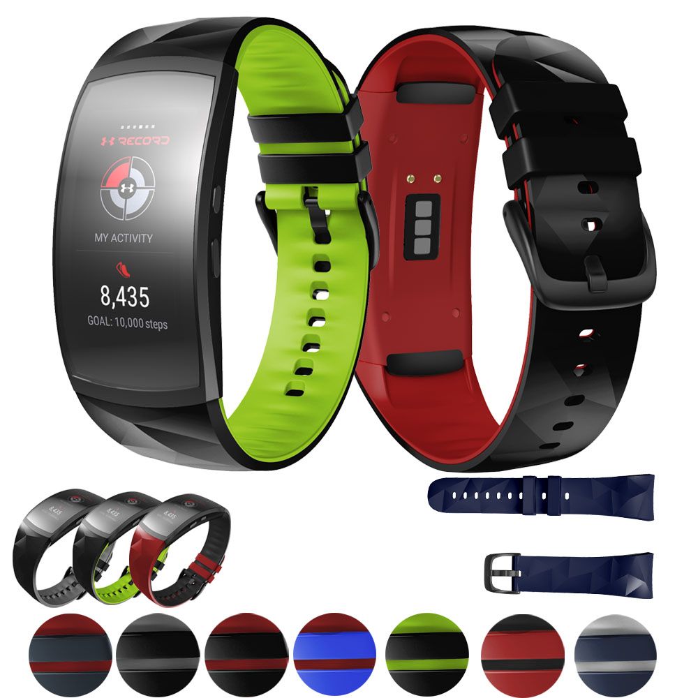Silicone Watch Band For Samsung Gear Fit 2 Pro Fit