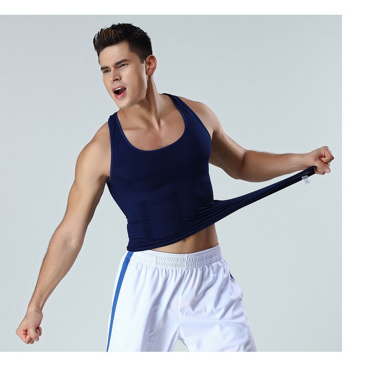 Men's Slimming Body Shaper Fitness High Waist Stre