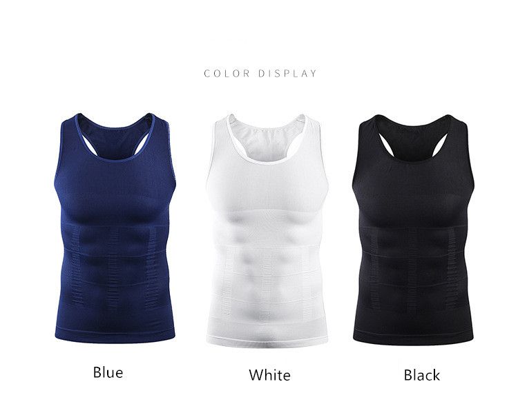 Men's Slimming Body Shaper Fitness High Waist Stre