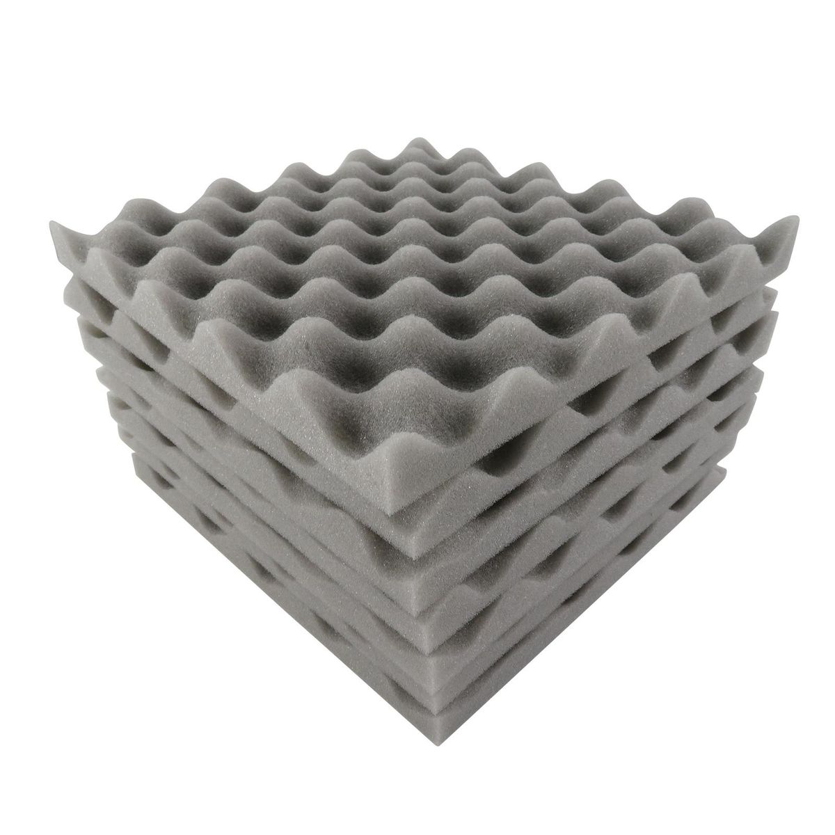 24PCS 30 * 30 * 3cm Acoustic Foam Panels Egg Foam Pad Sound Isolation Foam for Home Studio Theater KTV