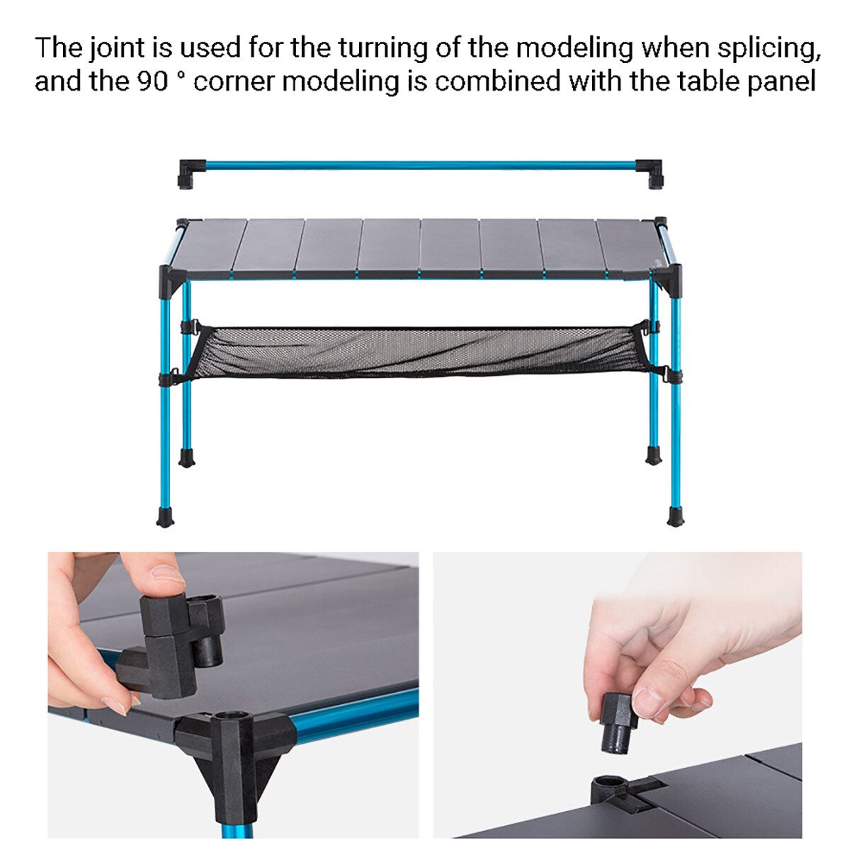 Portable Camping Table Aluminum Alloy Folding Camp Table Lightweight Outdoor For Camping Hiking Backpacking Picnic Small Table