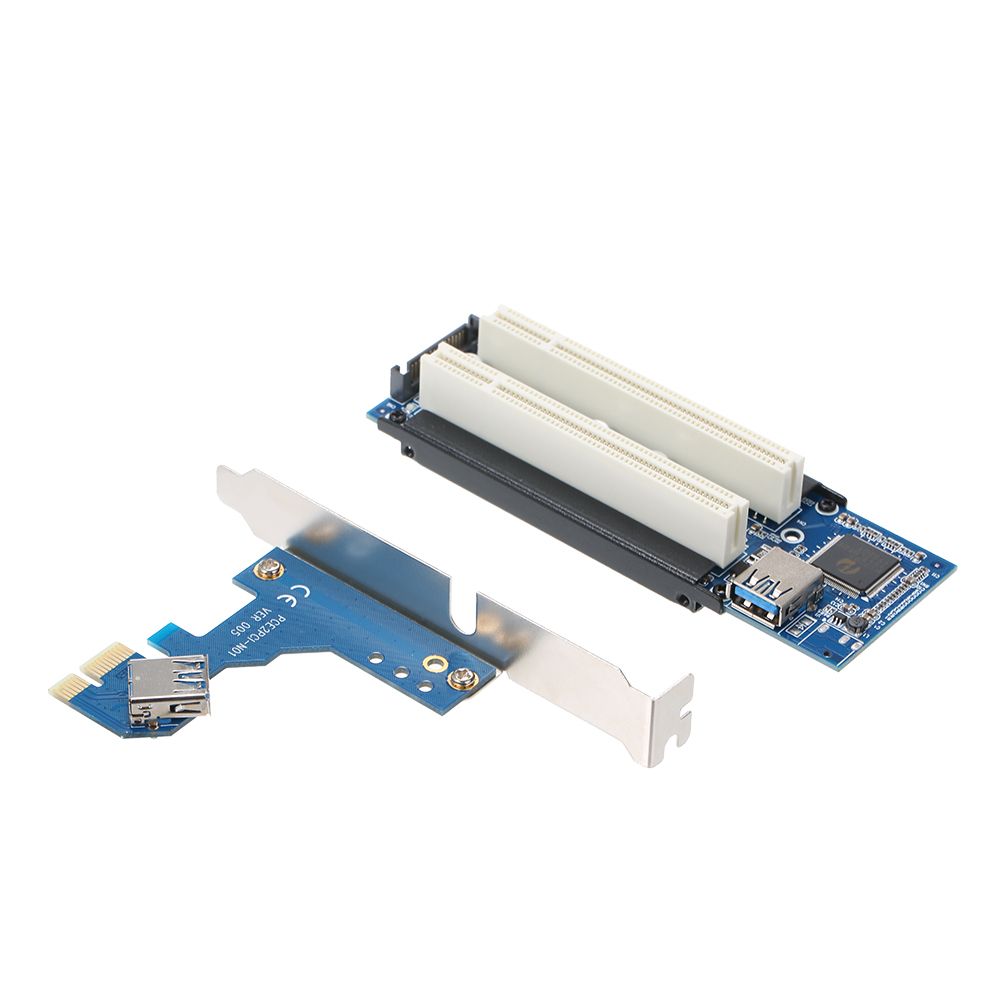 PCI-E To PCI Adapter Card PCI-E To Dual PCI Slot Expansion