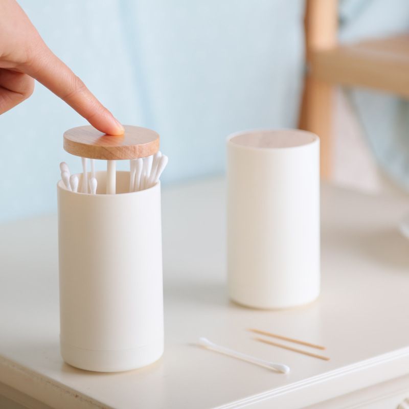 2pcs New Bamboo Toothpick Box