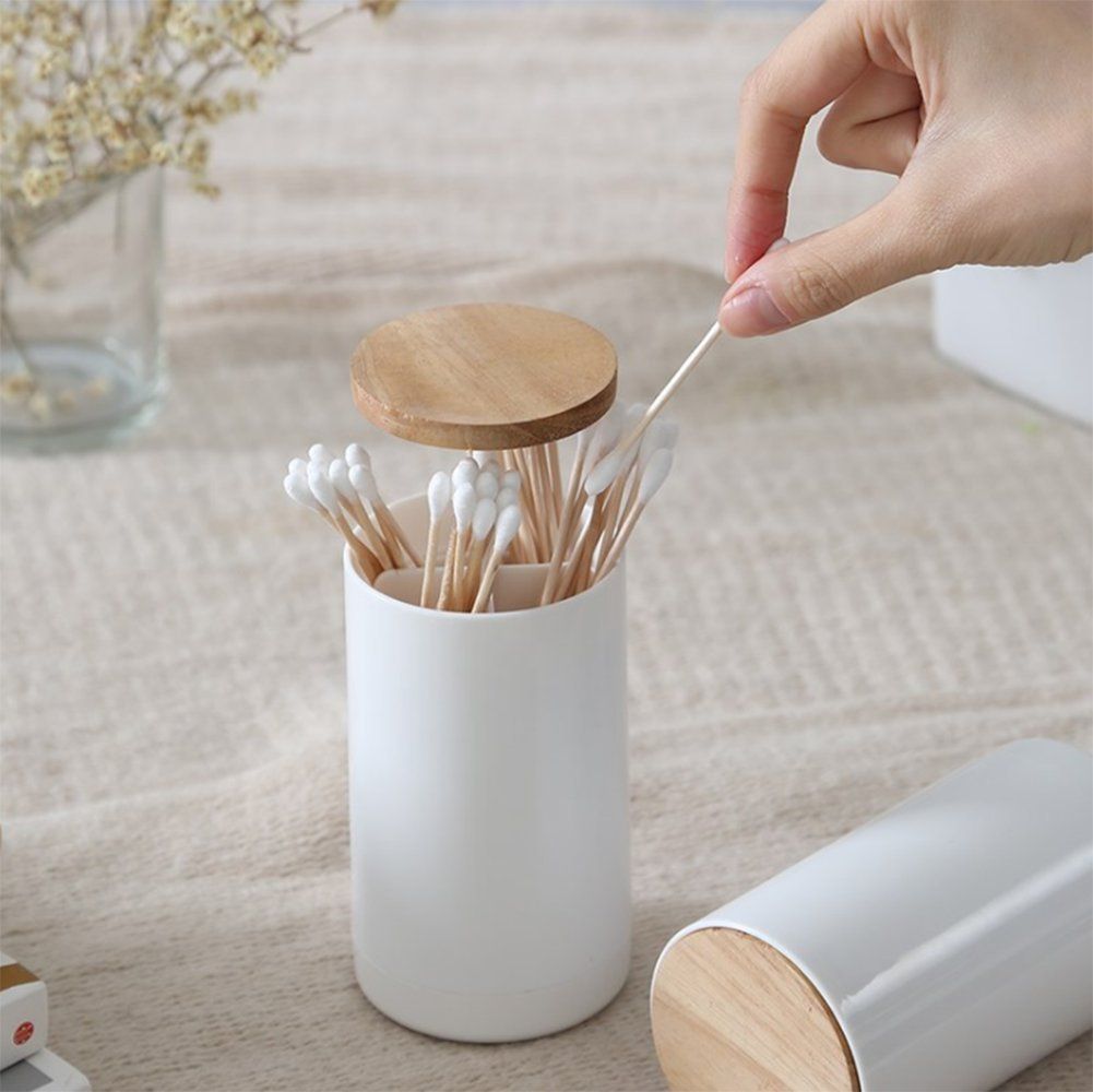 2pcs New Bamboo Toothpick Box