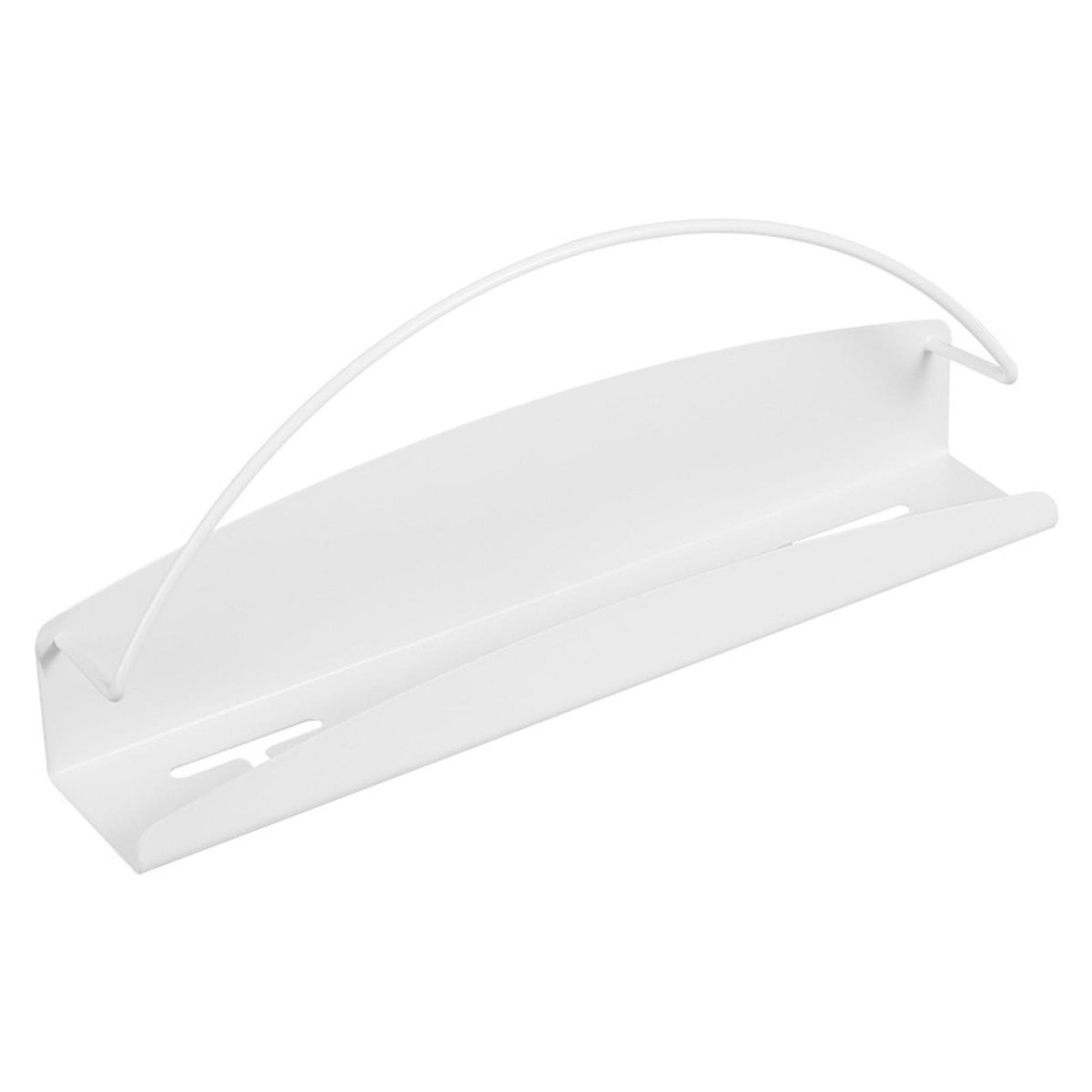Newspaper Storage Rack Maximize Space with Magnetic Storage Shelf White