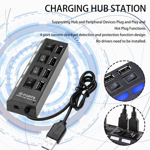 4 Ports 2.0 USB Hub