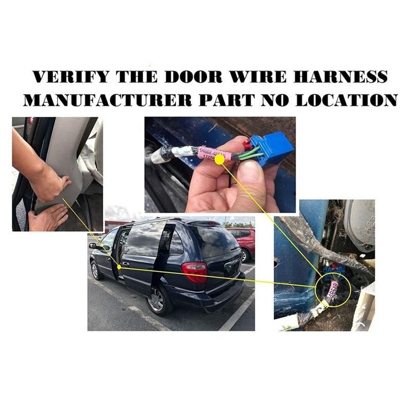 Left Passenger Door Wiring Sliding Track Harness for &Country RT 08-09 68043333AB