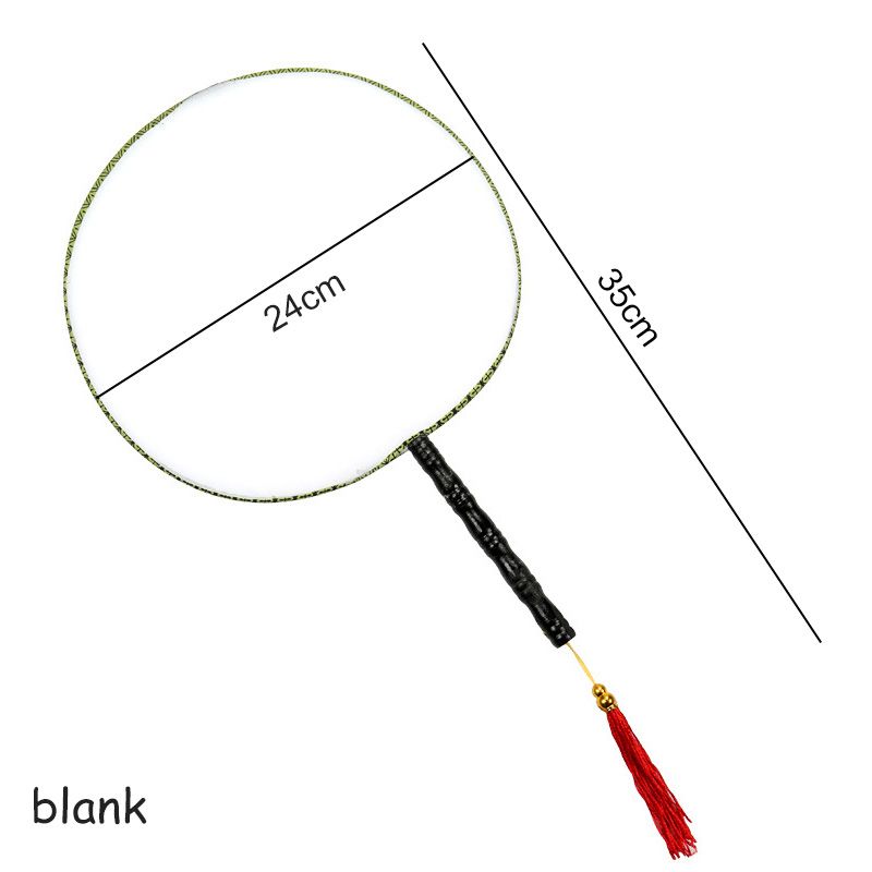 White Style Materials 1 Painting Kindergarten Silk Set Fan DIY Japanese Fans Round Art Toy Painted Hand-painted Creative