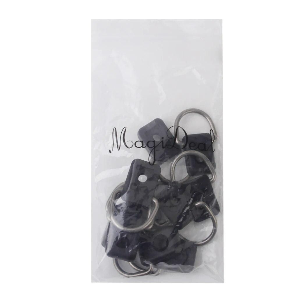 MagiDeal Kayak D Rings Outfitting For Boat Canoe Kayak Accessories 10Pcs